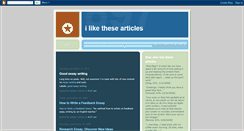 Desktop Screenshot of favorite-articles.blogspot.com