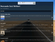 Tablet Screenshot of bozcaadagezirehberi.blogspot.com