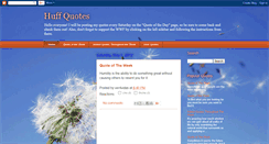 Desktop Screenshot of huffquotes.blogspot.com