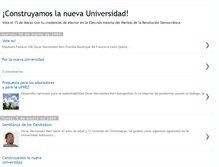 Tablet Screenshot of construyamoslanuevauniversidad.blogspot.com
