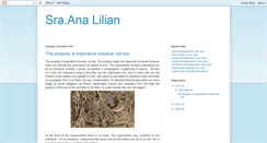 Desktop Screenshot of analilian.blogspot.com