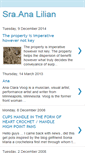 Mobile Screenshot of analilian.blogspot.com