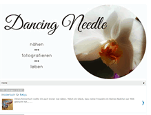 Tablet Screenshot of dancing-needle.blogspot.com