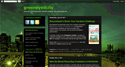 Desktop Screenshot of greeneyedcity.blogspot.com