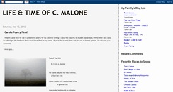 Desktop Screenshot of carolmalone.blogspot.com