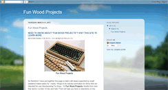 Desktop Screenshot of funwoodprojects.blogspot.com