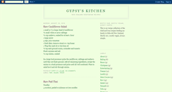 Desktop Screenshot of gypsyskitchen.blogspot.com