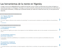 Tablet Screenshot of herramientasdevigotsky.blogspot.com