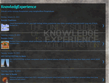 Tablet Screenshot of knowledgexperience.blogspot.com