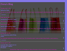 Tablet Screenshot of elenacsblog.blogspot.com