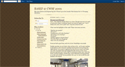Desktop Screenshot of basef-at-cwsf-2009.blogspot.com