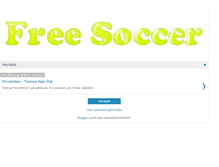 Tablet Screenshot of freesoccer.blogspot.com