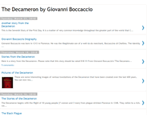Tablet Screenshot of decameronbyboccaccio.blogspot.com