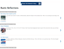 Tablet Screenshot of myrusticreflections.blogspot.com