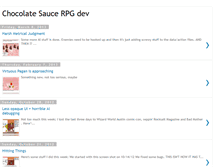 Tablet Screenshot of chocolatesaucerpgdev.blogspot.com