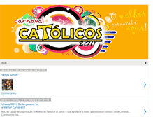 Tablet Screenshot of carnavalcatolicos.blogspot.com