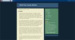 Desktop Screenshot of jglmclaycountymission.blogspot.com