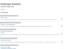 Tablet Screenshot of grotesqueanatomy.blogspot.com