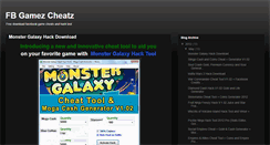 Desktop Screenshot of fbgamezcheatz.blogspot.com