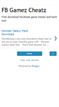 Mobile Screenshot of fbgamezcheatz.blogspot.com