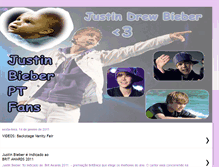 Tablet Screenshot of justinbieber-ptfans.blogspot.com