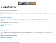 Tablet Screenshot of losmasgrandesmisterios.blogspot.com