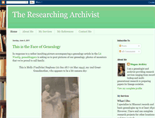 Tablet Screenshot of genealogyresearchservice.blogspot.com