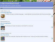 Tablet Screenshot of goodrealfood.blogspot.com