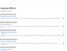 Tablet Screenshot of internet100nl.blogspot.com
