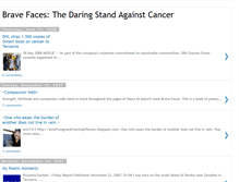 Tablet Screenshot of braveface-thedaringstandagainstcancer.blogspot.com