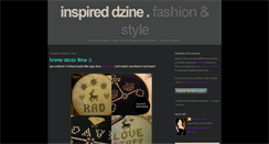 Desktop Screenshot of inspireddzine.blogspot.com