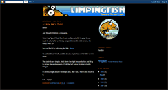 Desktop Screenshot of limpingfish.blogspot.com