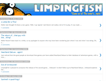 Tablet Screenshot of limpingfish.blogspot.com