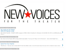Tablet Screenshot of newvoicesva.blogspot.com