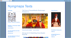 Desktop Screenshot of nyingmapa-texts.blogspot.com