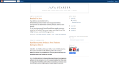 Desktop Screenshot of javastarter.blogspot.com