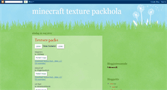 Desktop Screenshot of minecrafttexturepackhola.blogspot.com