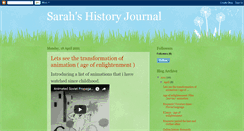 Desktop Screenshot of myhistoryjournal.blogspot.com