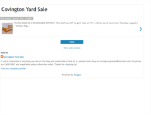 Tablet Screenshot of covingtonyardsale.blogspot.com