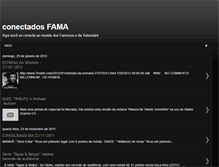 Tablet Screenshot of conectadosfama.blogspot.com