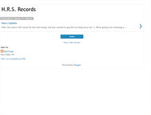 Tablet Screenshot of hrsrecords.blogspot.com