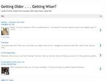 Tablet Screenshot of gettingolder-gettingwiser.blogspot.com