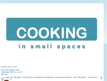 Tablet Screenshot of cooking-in-small-spaces.blogspot.com