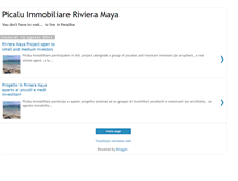 Tablet Screenshot of picalurivieramaya.blogspot.com