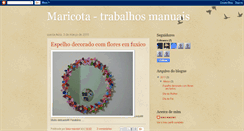 Desktop Screenshot of maricotatrabalhosmanuais.blogspot.com