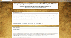 Desktop Screenshot of emergencypreparednessnow.blogspot.com