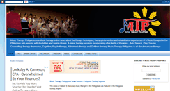 Desktop Screenshot of musictherapyphilippines.blogspot.com