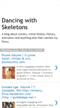 Mobile Screenshot of dancingwithskeltons.blogspot.com