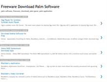 Tablet Screenshot of freeware-palm.blogspot.com