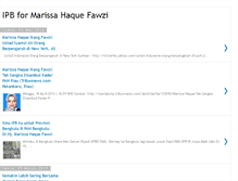Tablet Screenshot of ipb-marissahaquefawzi.blogspot.com